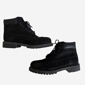 Timberland Men's All-Black Leather Boots